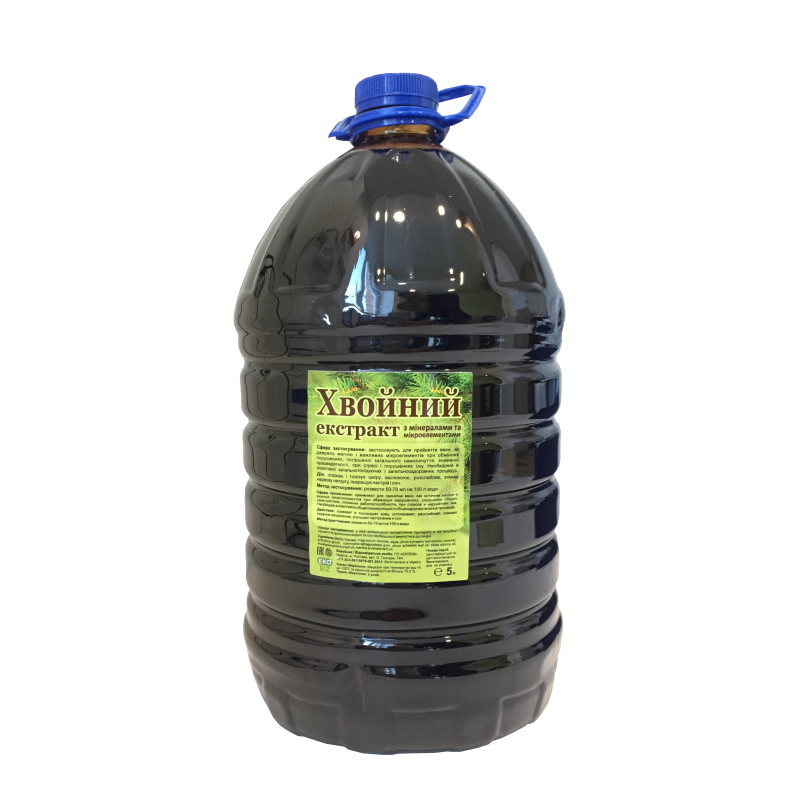 Хвойний екстракт з мінералами та мікроелементами Бішофіт Mg++ , 5л